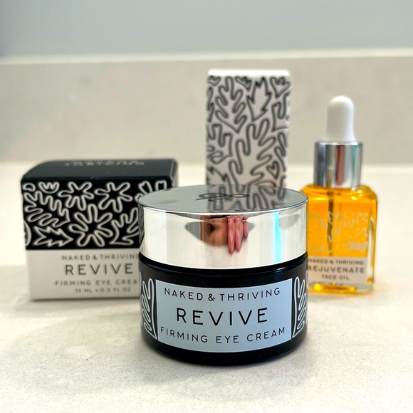 Naked & Thriving Anti-Aging Duo, Eye Cream and Face Oil - Picture 3 of 6